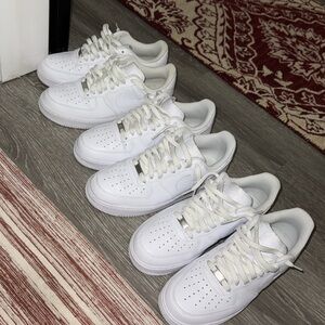 3 Pairs of Air Force 1s